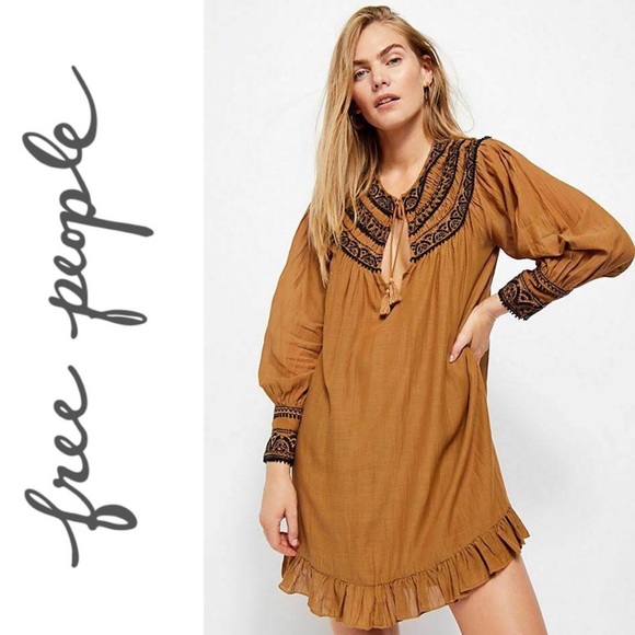 Free People Dresses & Skirts - NWT! Free People Erin Embroidered Dress XS